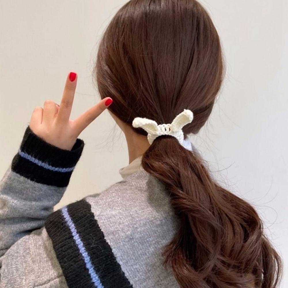 Vòng Tay Dây Len Họa Tiết Gấu Hoạt Hình Đơn Giản Phong Cách Hàn Quốc Cho Cặp Đôi