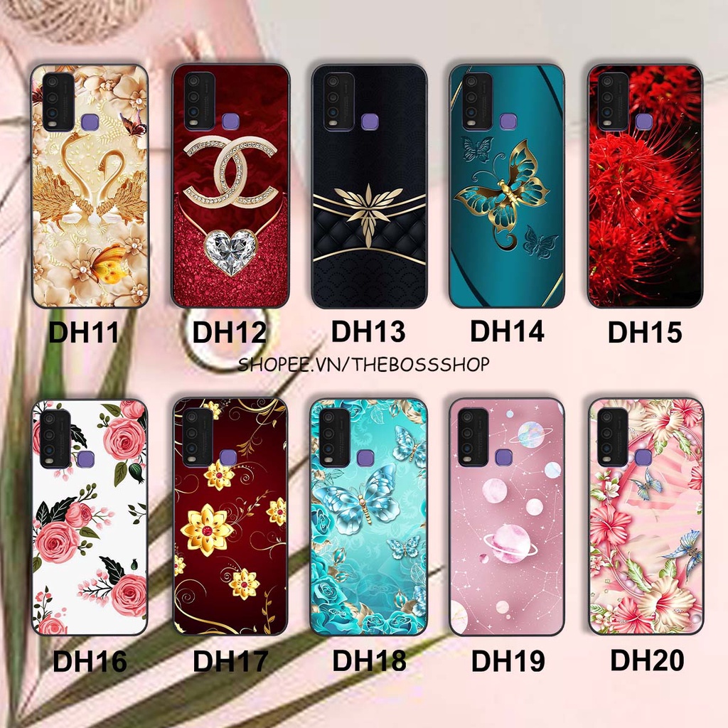 Ốp lưng Vivo Y30 / Y50 in hình hoa xinh xắn, hiện đại , thời trang ,phong cách