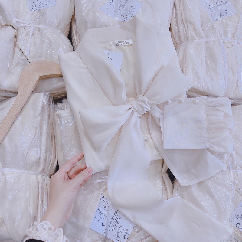 [Mã FASHIONGREEN hoàn 10% tối đa 50K xu đơn 300K] ANU88 - ÁO SƠ MI NỮ VOAN TƠ CỔ NƠ TO TAY BỒNG | BigBuy360 - bigbuy360.vn