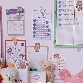 Sticker Hình dán dễ thương dành cho kệ tủ điện thoại di động ST80