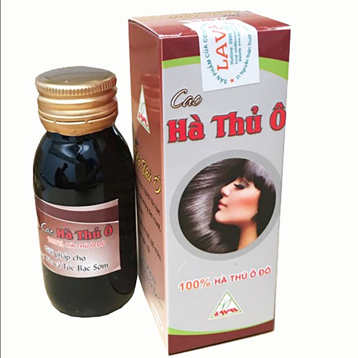 Cao Hà Thủ Ô Lava nguyên chất 50ml -Tóc Rụng -Tóc Bạc Sớm