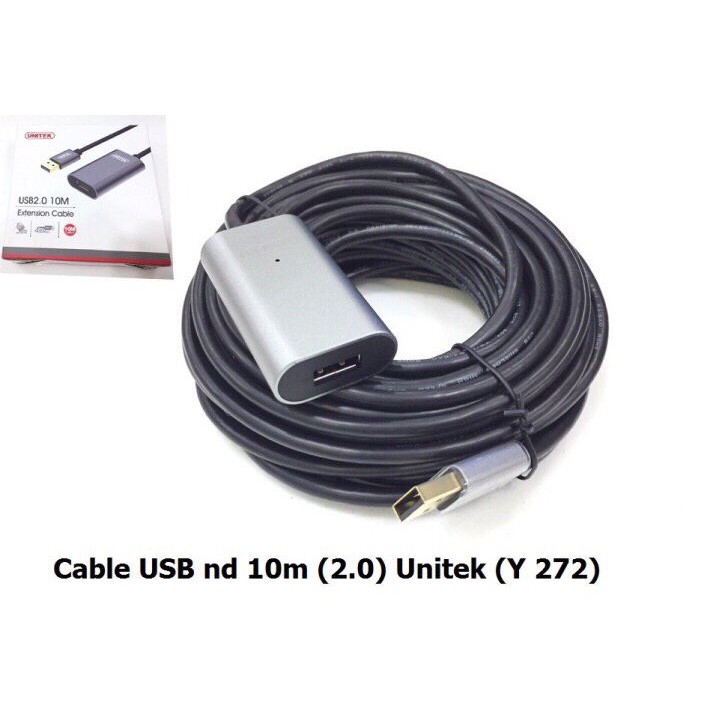 Cáp USB nd Unitek Y 271 2.0, Cáp USB nối dài khuếch đại UNITEK 5m Y 271 2.0 , 10m Y 272