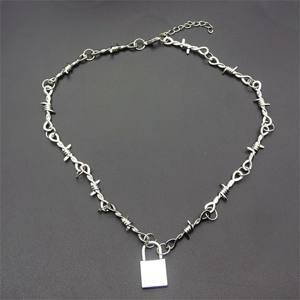 Vòng Cổ Choker Dây Gai Nhỏ Phong Cách Punk Rock Cá Tính ME