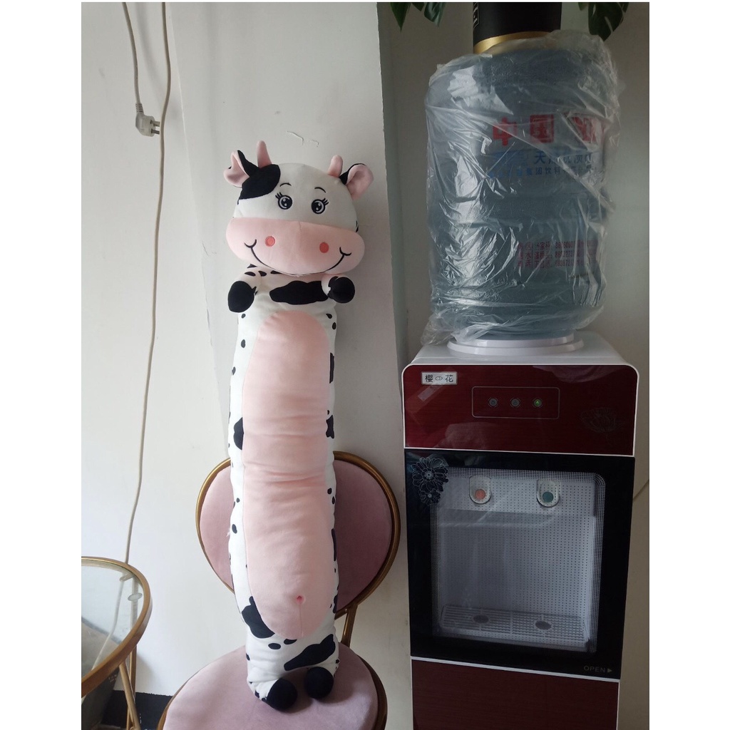 [Hàng mới về] Gấu bông Bò Sữa Gối Ôm Dạng dài 1m lông mịn