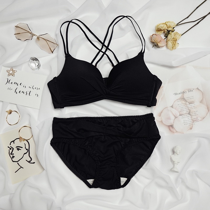 Bộ quần Áo lót ko gọng thông hơi nâng ngực A52