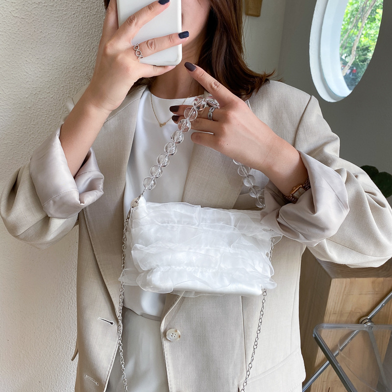 Túi xách nữ 2021 mới hợp thời trang thời trang túi đeo vai đám mây trong mạng người nổi tiếng phong cách phương Tây