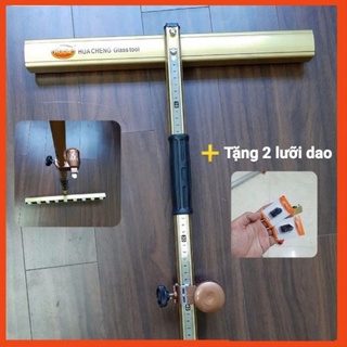 Dao cắt kính chữ t 120/150cm cán 32mm tặng kèm 2 lưỡi dao