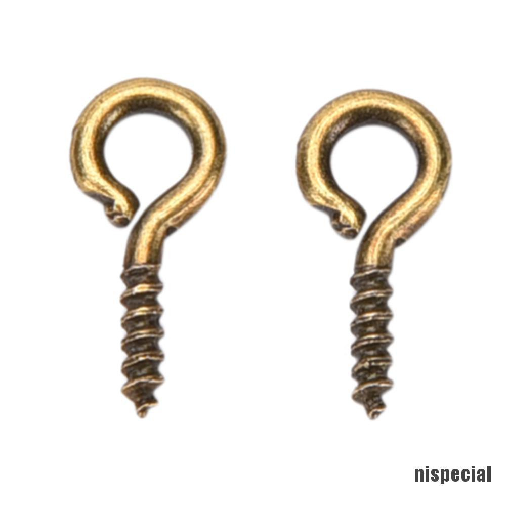 Bộ 100 Ốc Vít Nhỏ 8mm 10mm Dùng Làm Trang Sức