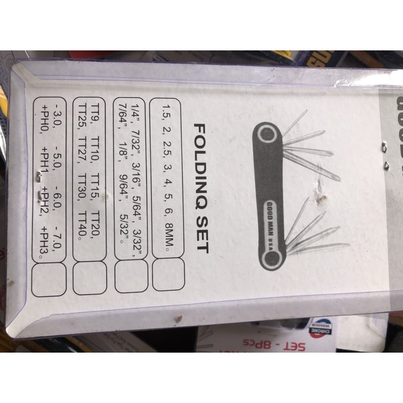 Bộ tay lục hoa thị (8 cái )