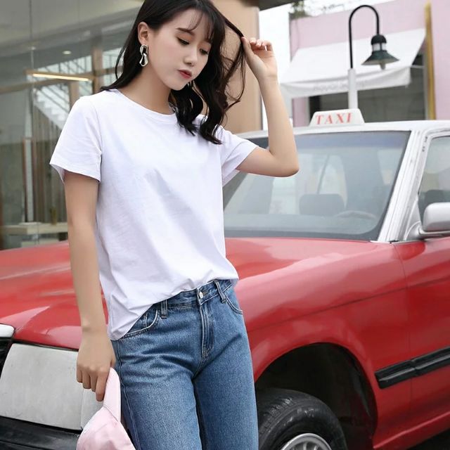 ÁO TRẮNG TRƠN MẶC KÈM SET YẾM VÁY