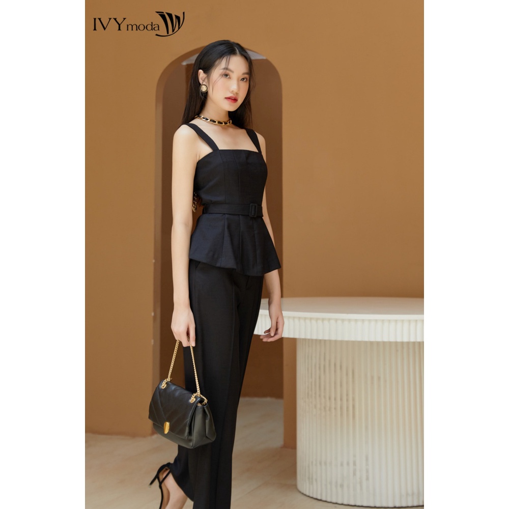 Quần dài nữ ống suông IVY moda MS 22B8615