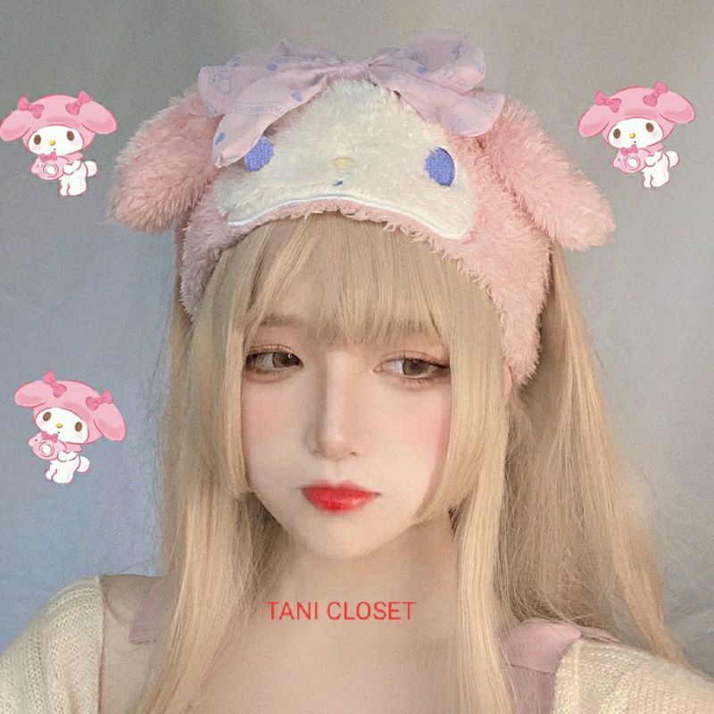 Băng Đô Rửa Mặt Cinnamoroll My Melody Xinh Xắn