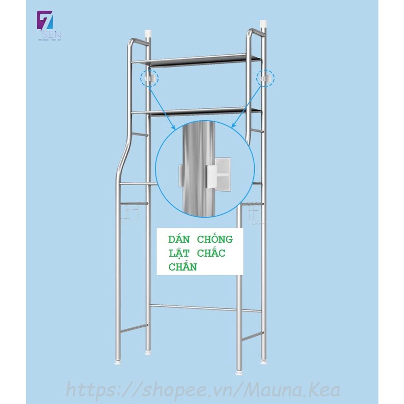 [ BÁN SỈ ] Kệ Để Đồ Sau Bồn Cầu Chất Liệu Inox Cao Cấp | BigBuy360 - bigbuy360.vn