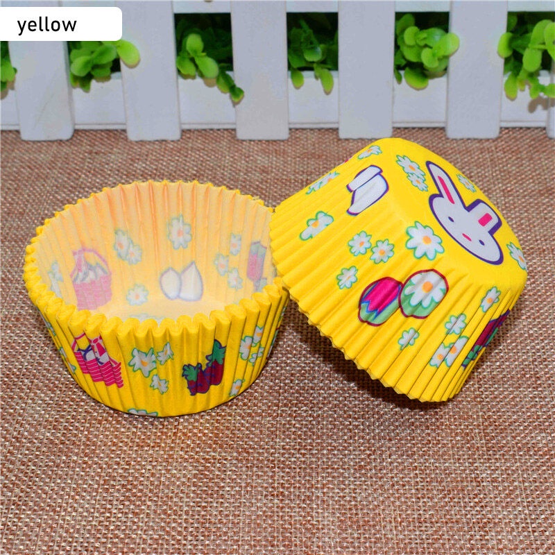 ONLY HOUSE Cốc Giấy Nướng Bánh muffin Chịu Nhiệt Độ Cao Chống Dầu Giá Đỡ