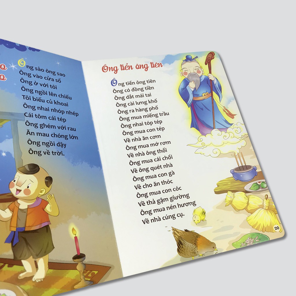 Sách - combo truyện tranh tư duy cho bé phát triển ngôn ngữ, phát triển trí tưởng tượng + đồng dao cho em