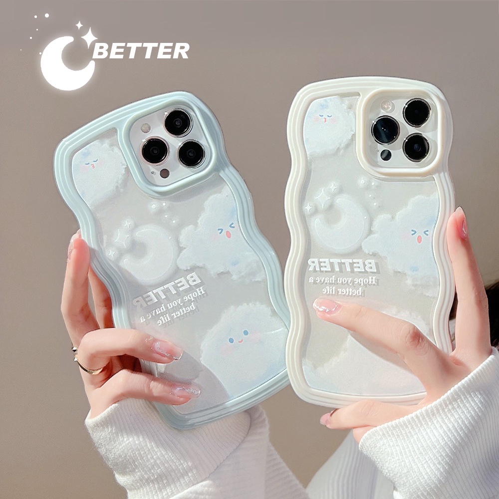 Ốp Điện Thoại Hình Đám Mây Dễ Thương Cho Iphone XS XR 11 12 13 PRO MAX