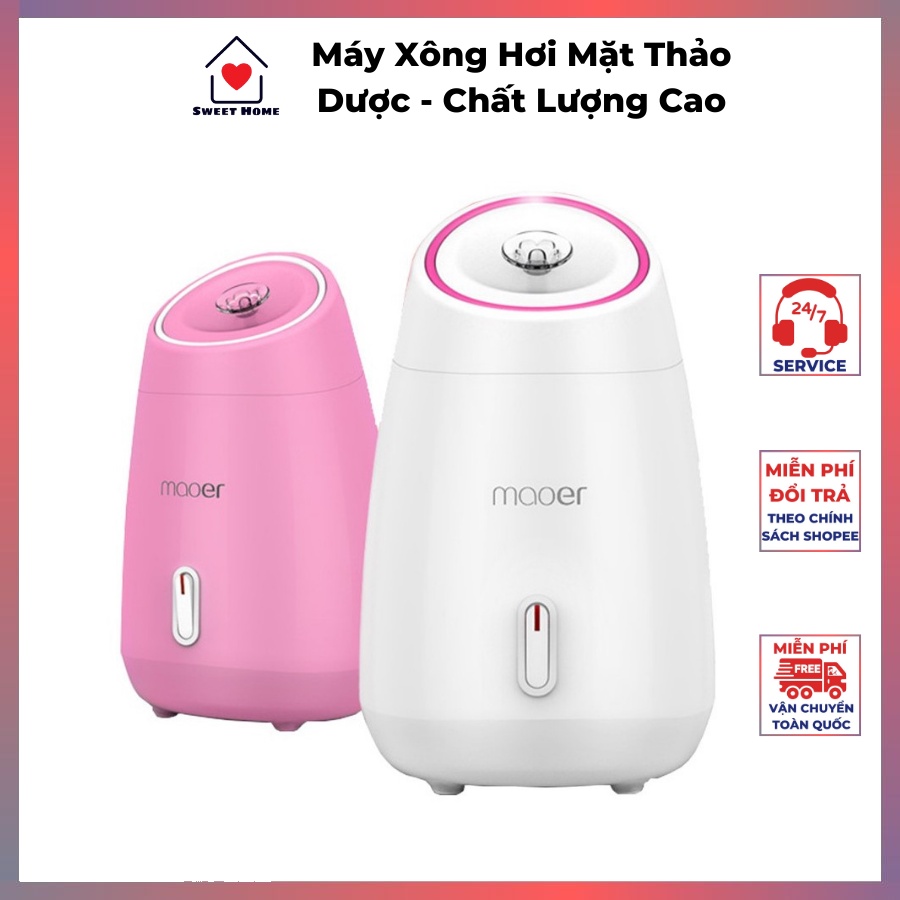 Máy xông hơi mặt thảo dược, hoa quả 2 in 1 Maoer - SWEET HOME