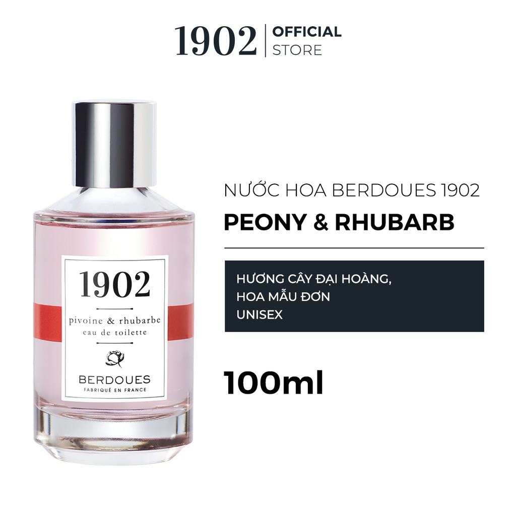 Nước Hoa Berdoues1902 Peony & Rhubarb 100ml