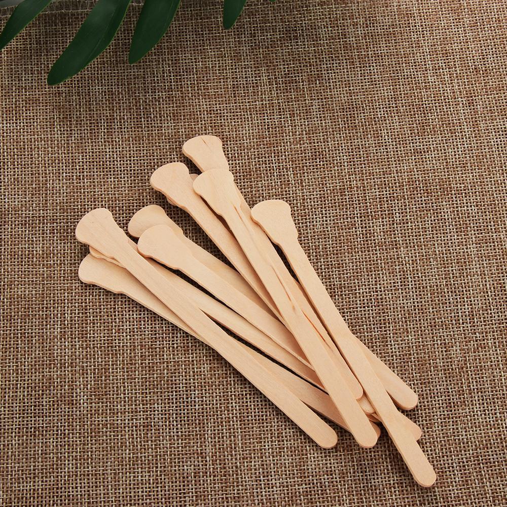 Set 10 / 20 / 50 Que Gỗ Sáp Tẩy Lông Cơ Thể Dùng Một Lần