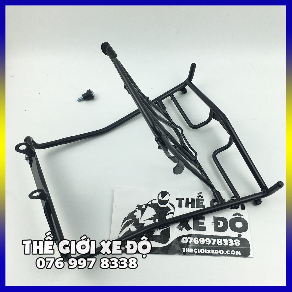 Gác baga AB 160 125 cc 2023 - baga móc yên sơn đen tĩnh điện Air Blade