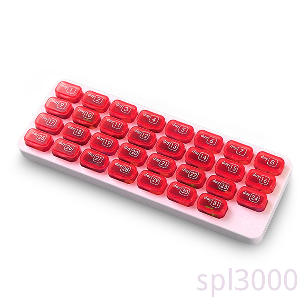 Hộp đựng thuốc chia ngăn 31 ngày tiện dụng