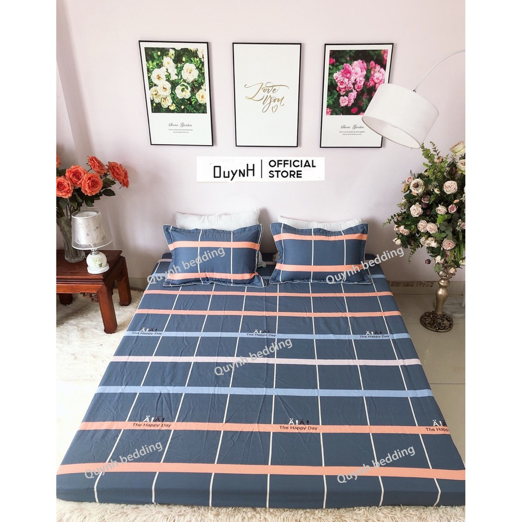 Bộ ga gối Quynhbedding chất liệu cotton loại 1 mẫu mã đa dạng đủ loại kích thước