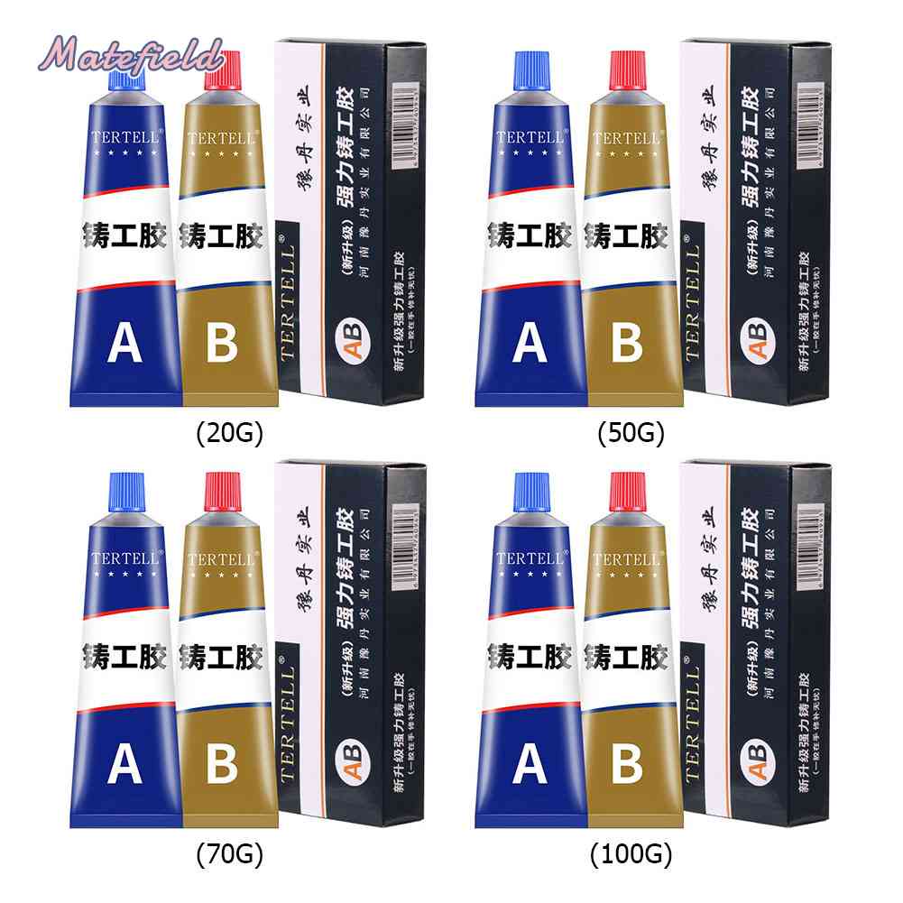 Matef Set 2 Tuýp Keo AB Chuyên Dụng Cho Thợ Kim Loại