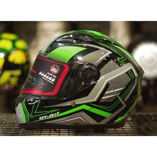 Fullface AGU Kawasaki Xanh Lá - Hàng chính hãng, đạt tiêu chuẩn ISO 9001