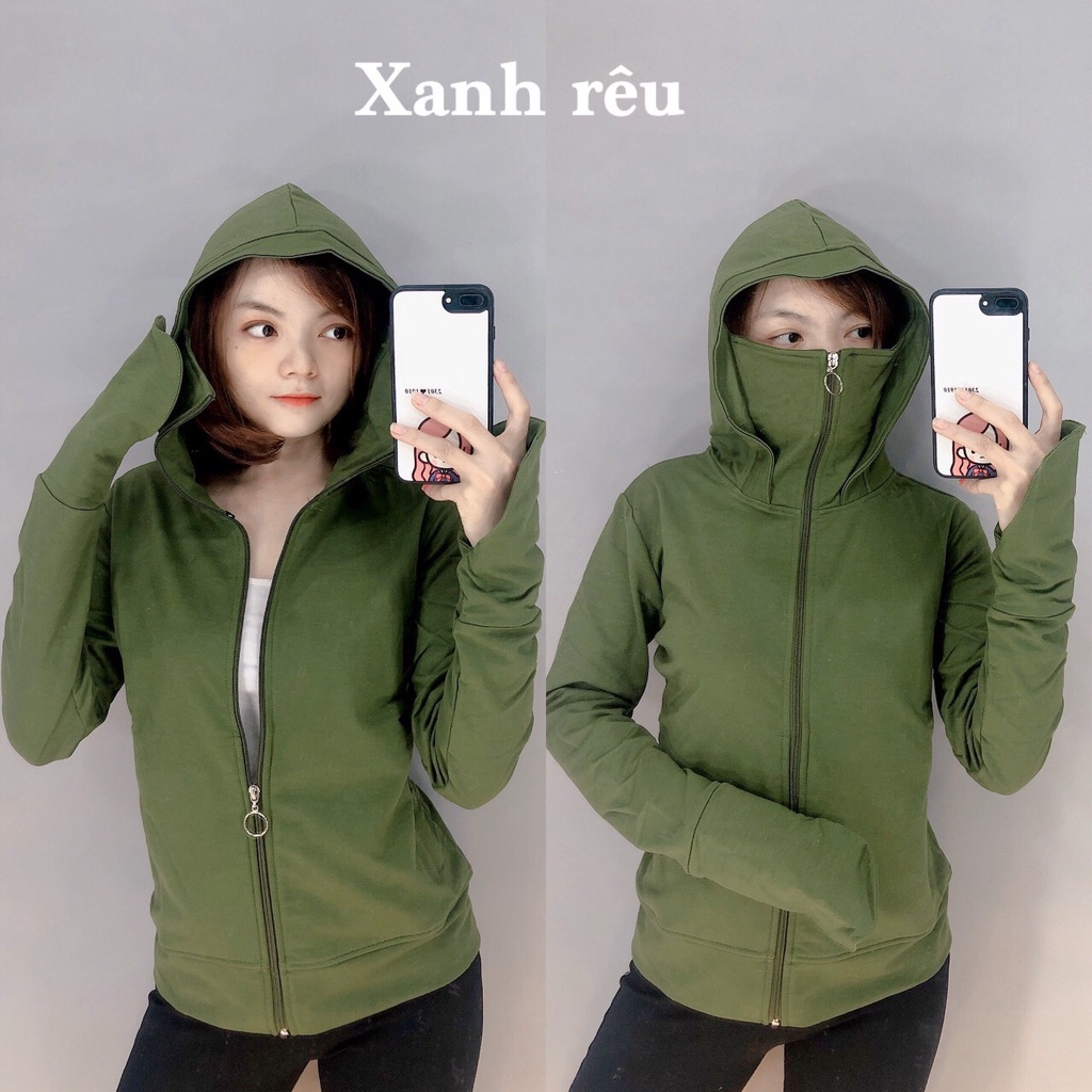 Áo khoác chống nắng 6 túi 3in1 tay phủ hình thật chụp thật