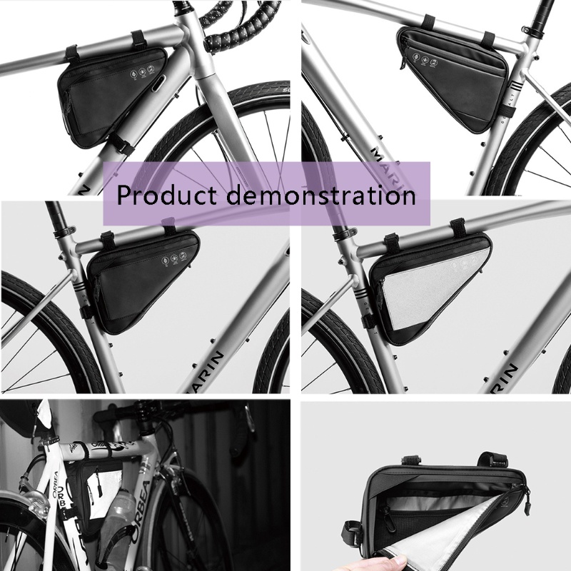 Túi Đựng Đồ Nhiều Màu Sắc Gắn Dưới Khung Xe Đạp Leo Núi Tiện Lợi
