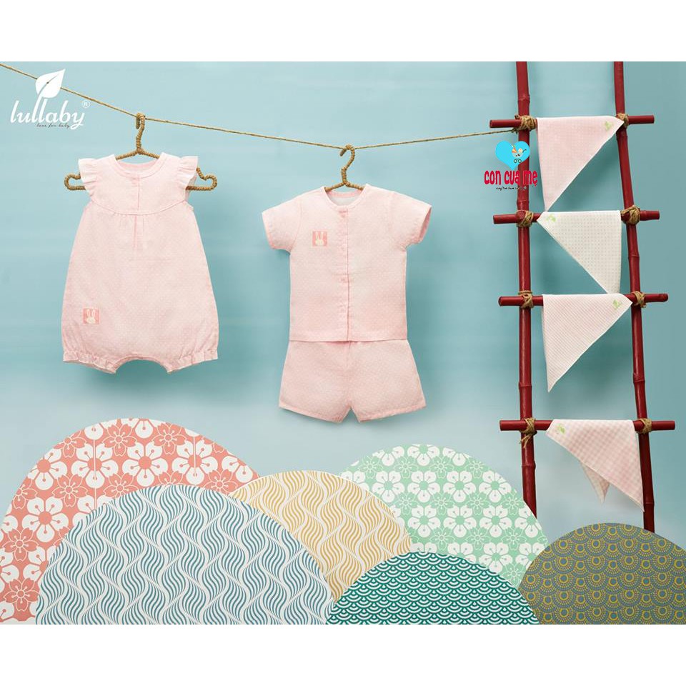 Hot 2018 Romper Xô 2 lớp Lullaby sz cho bé 0-18 tháng