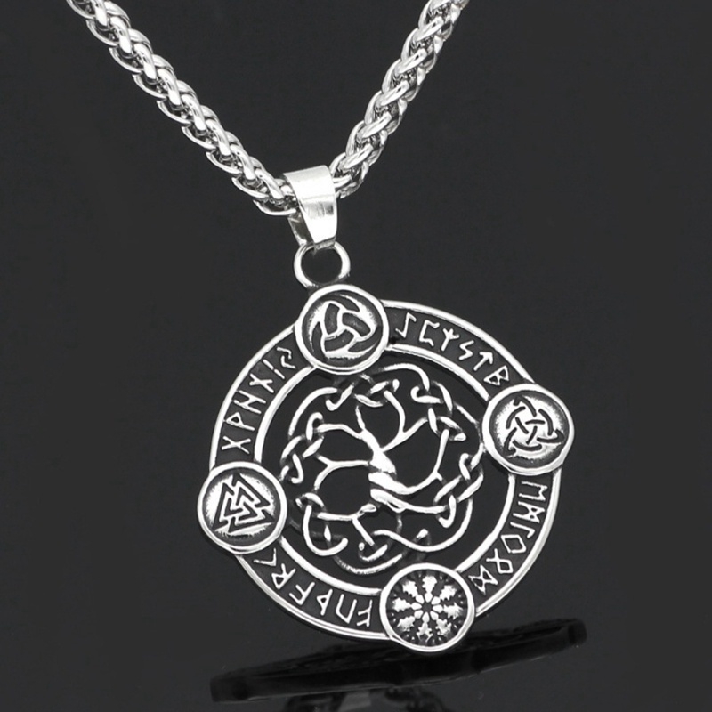 Vòng cổ Hình Cây Đời Viking Thời Trang Dành Cho Nam
