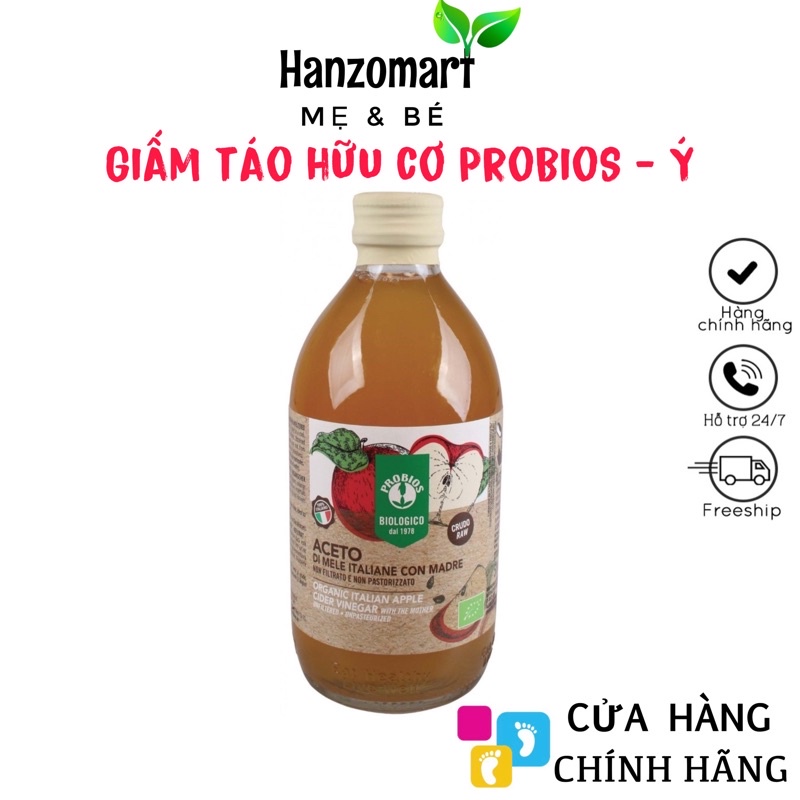 Giấm táo hữu cơ ProBios organic 500ml