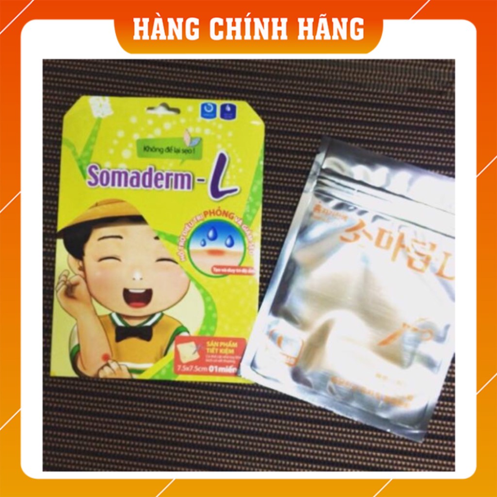 Miếng Dán Hút Mụn/ Lành Vết Thương Somaderm-L
