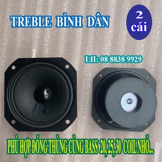 Treble 2 từ vuông bmb 7cm bình dân - giá 2 loa