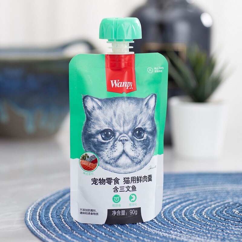 Súp thưởng cho mèo WANPY NẮP VẶN