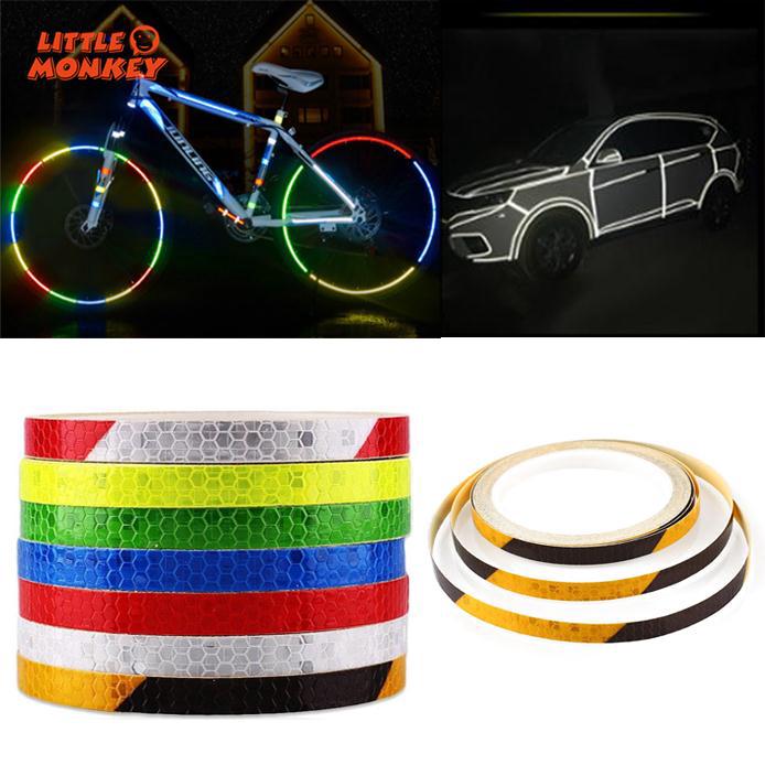 8M MTB Bike Bicycle Motorcycle Car Reflective Sticker Waterproof Decal