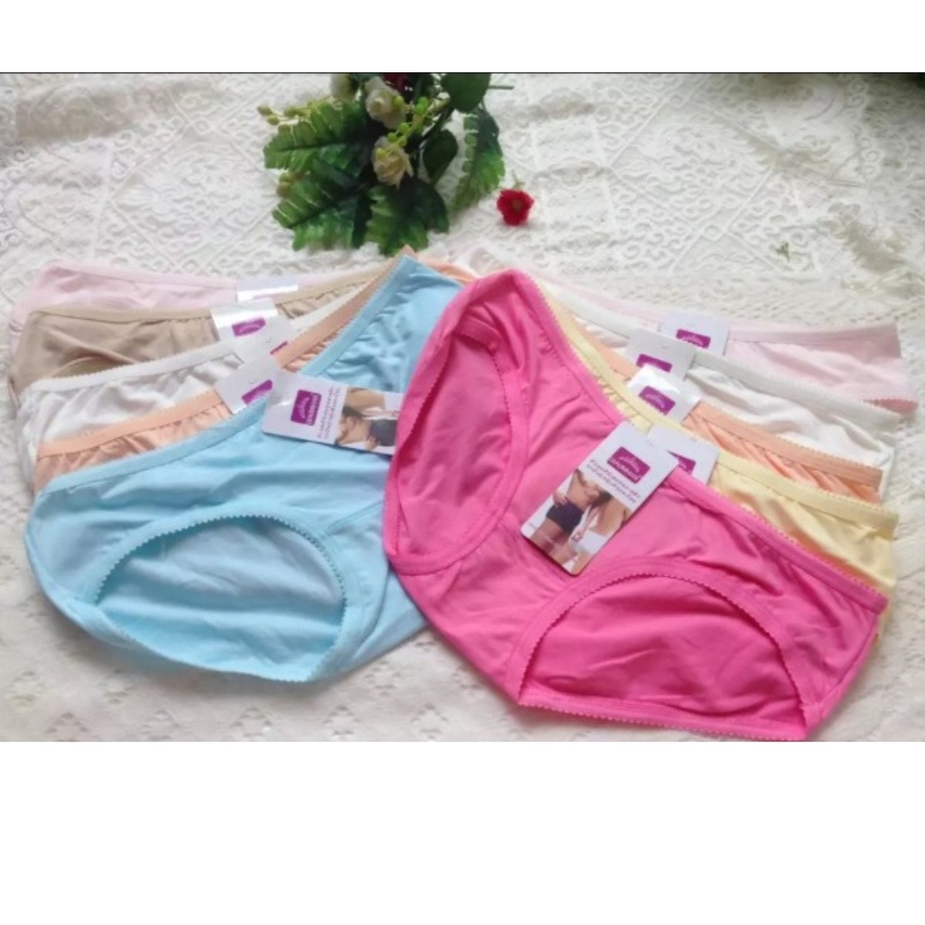 Quần lót nữ cotton Thái siêu mịn - thấm hút và giãn 4 chiều tốt - quần sịp nữ