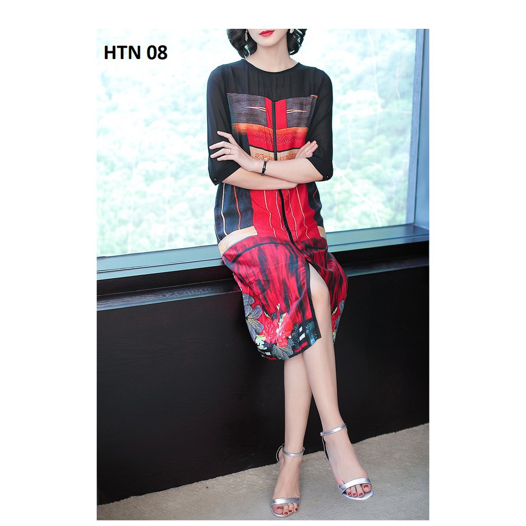 Siêu đẹp-Váy đầm trung niên cao cấp, duyên dáng, sang trọng - LH08