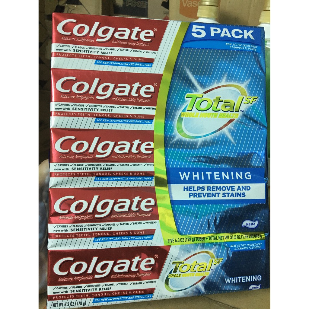 KEM ĐÁNH RĂNG COLGATE TOTAL ADVANCED WHITENING 181G – MỸ