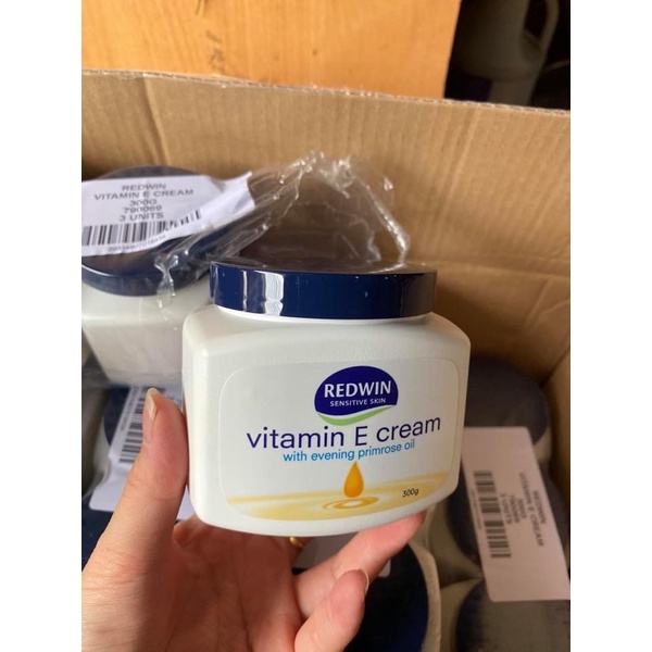 Kem dưỡng da mềm mịn Redwin Vitamin E Cream (tinh dầu hoa anh thảo và vitamin E nguyên chất)