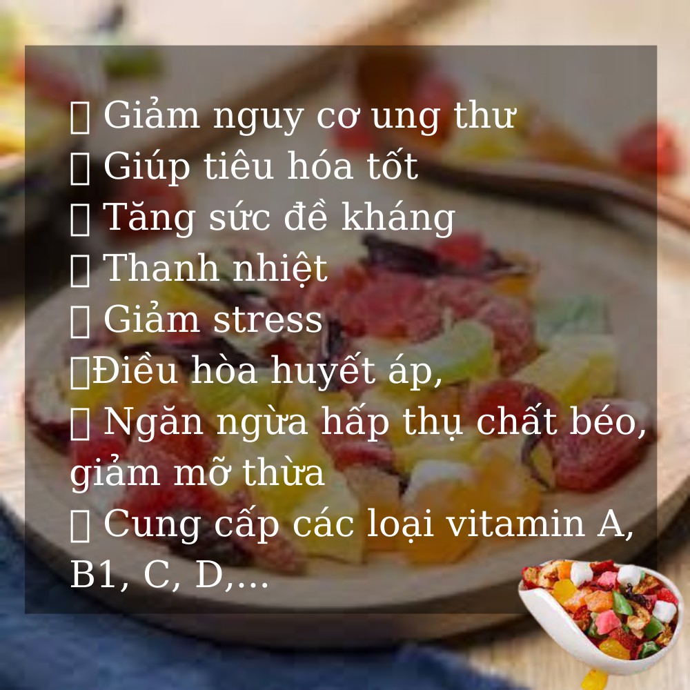 Trà hoa quả Bali Robimart - Hàng chính hãng loại 1 thanh nhiệt giải độc