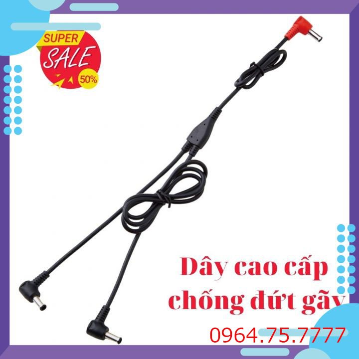 Dây Cáp Nối Quạt Áo Điều Hòa Toky Cao Cấp ( kết nối pin với 2 quạt )