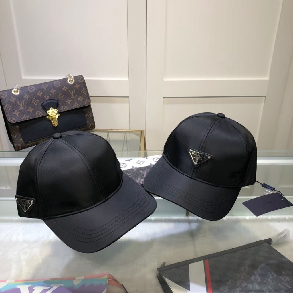 Mũ Lưỡi Trai Chống Nắng In Logo Prada Thời Trang Cá Tính Cho Nam Và Nữ