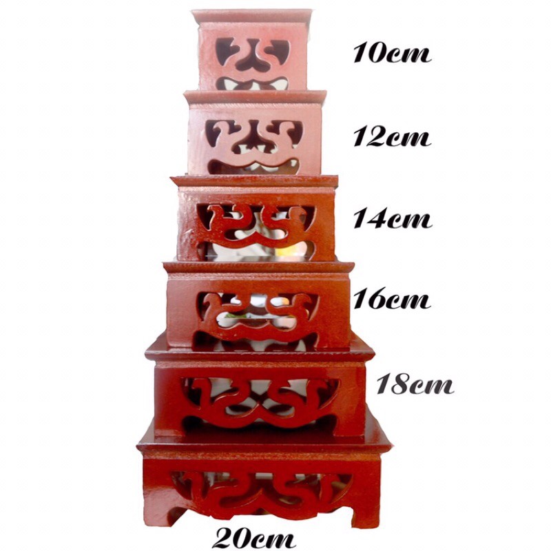 Đôn vuông gỗ MDF thờ cúng nhiều size