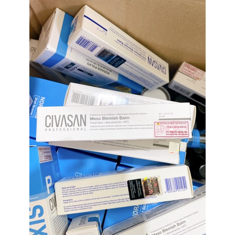 Kem dưỡng Civasan Meso Blemish Balm lớp finish siêu đẹp 35ml