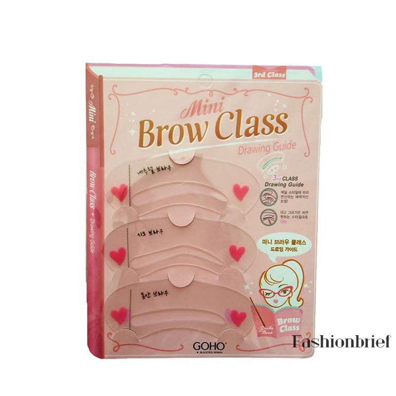 Set 3 khuôn vẽ lông mày trang điểm cho nữ tiện dụng