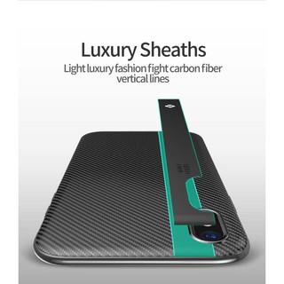 Ốp lưng sợi carbon thời trang cho IPhone X
