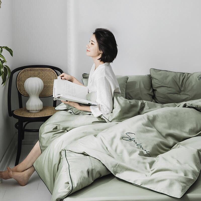 Chần Chăn Ga Đi Kèm Khi Khách Hàng Mua Set Chăn Ga Gối Của Shop