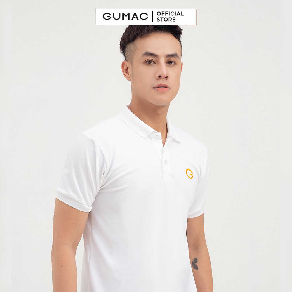 [Mã WABRGD12 giảm 10% đơn 250K] Áo thun polo nam thêu chữ G GUMAC form cơ bản, lịch lãm ATNB810 | BigBuy360 - bigbuy360.vn